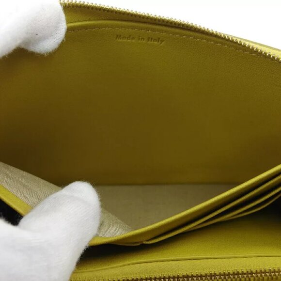 Celine long wallet bicolor leather Authentic USED - Picture 7 of 11